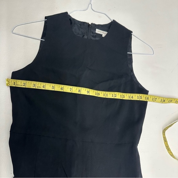 ANN MASHBURN LONG Elegant Black Sleeveless Dress SIZE 6 - Picture 4 of 11